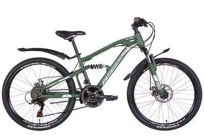 Велосипед 24" Formula BLAZE AM2 DD 2022 (темно-зеленый (м)) OPS-FR-24-331 фото