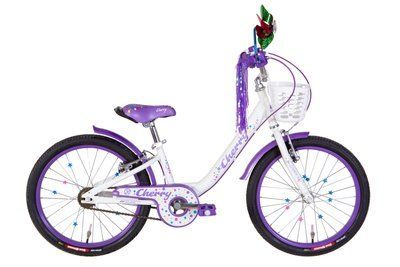 Велосипед 20" Formula CHERRY 2022 (білий з бузковим) OPS-FRK-20-165 фото