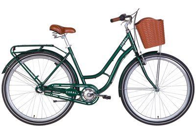 Велосипед 28" Dorozhnik CORAL PH 2022 SHIMANO NEXUS (темно-зелений) OPS-D-28-304 фото