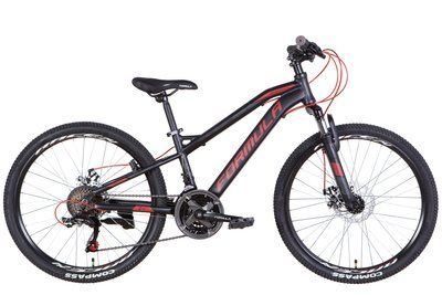 Велосипед AL 24" Formula BLACKWOOD AM DD 2022 (черно-красный (м)) OPS-FR-24-355 фото