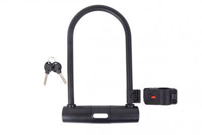 Замок U-Lock PY 6168 на ключе 127mm*229mm черный LCK-062 фото