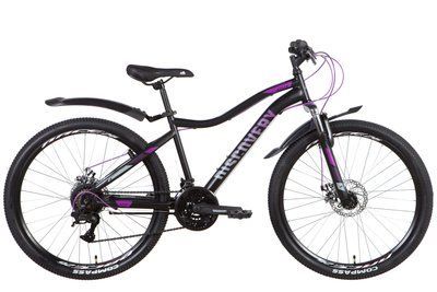 Велосипед 26" Discovery KELLY AM DD 2022 (черно-фиолетовый (м)) OPS-DIS-26-451 фото